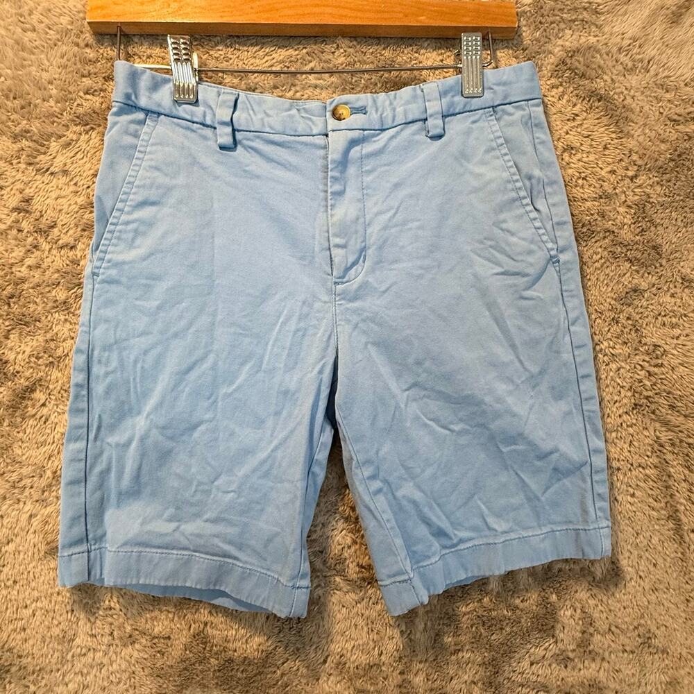 Vineyard Vines Light Blue Chino Khaki Shorts Boys 12 Preppy Golf